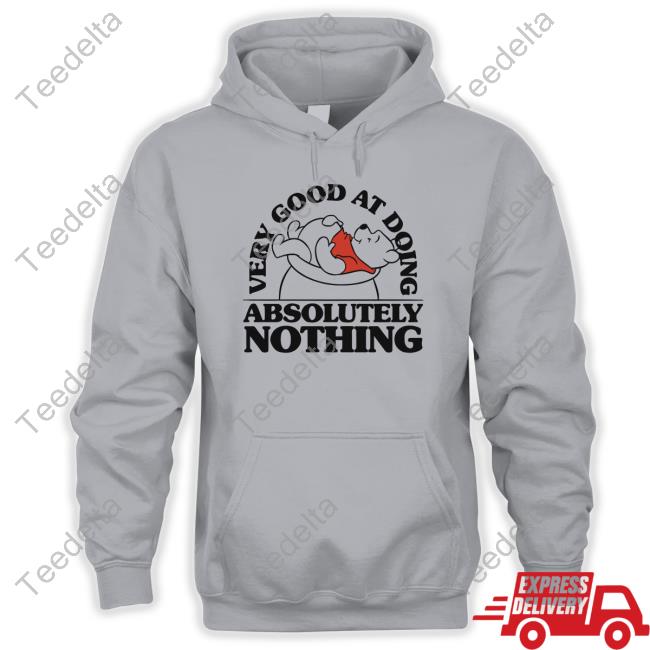 Winnie The Pooh Very Good At Doing Absolutely Nothing Tee Shirt