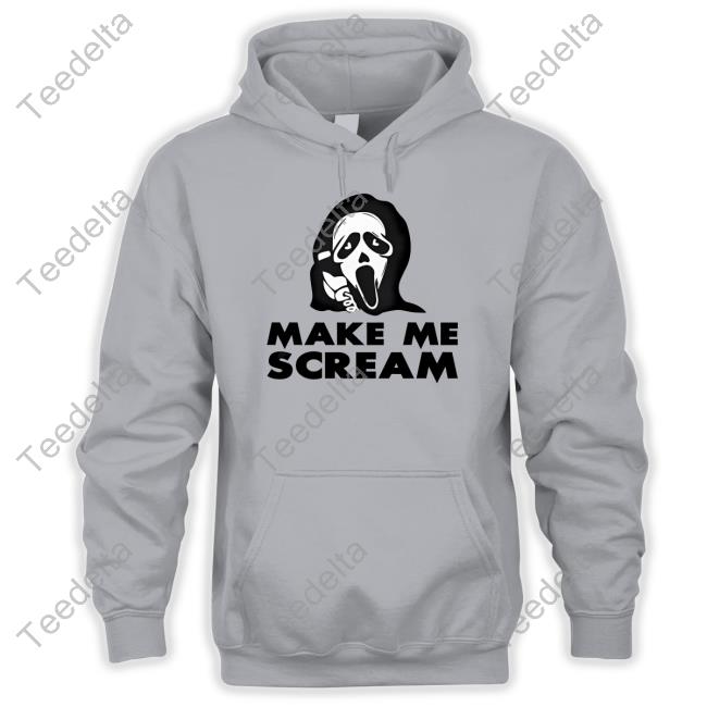 Self Proclaimed Store Ghostface Make Me Scream Hoodie Ghostface Make Me Scream Hoodie