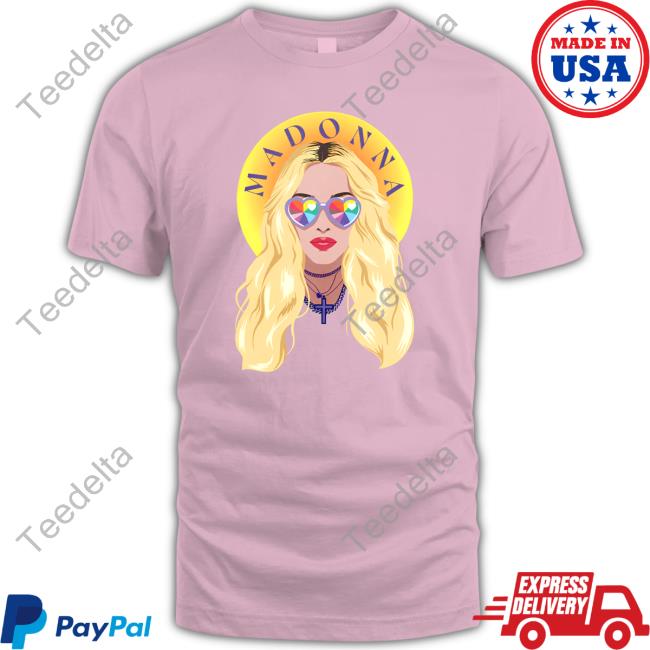 Madonna Merch Pride Heart Eyes Tee Shirt Pride Heart Eyes Tee