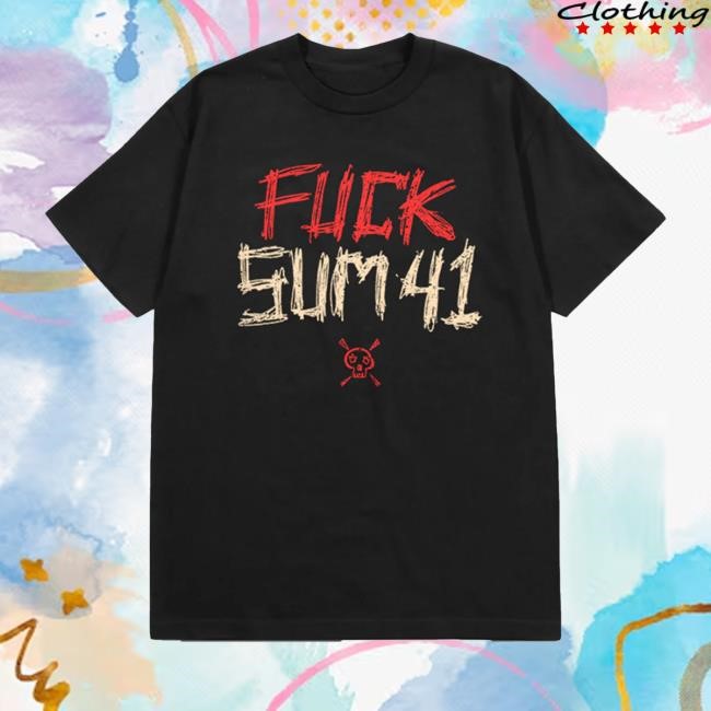Official Fuck Sum 41 Tour New Shirt