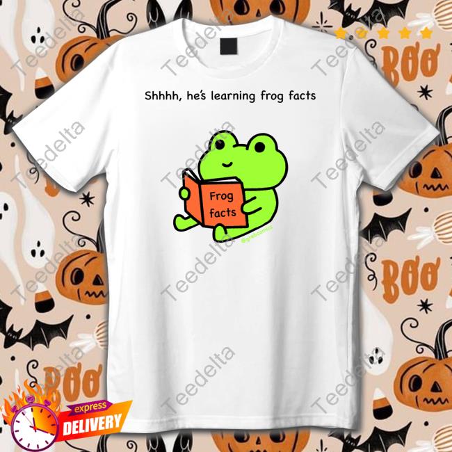 Greb Comics Shhhh He's Learning Frog Facts Shirts Grebcomics