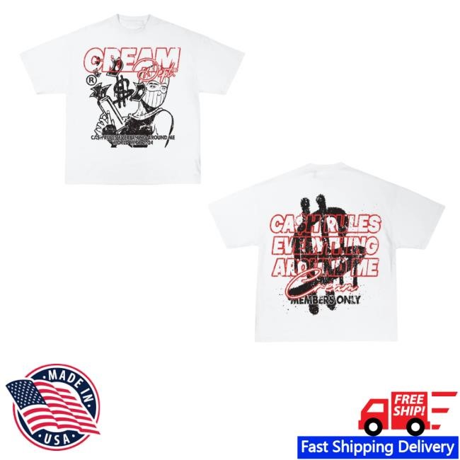 Yaevori Kreationz Merch Store Shop Cream Dept Shirt