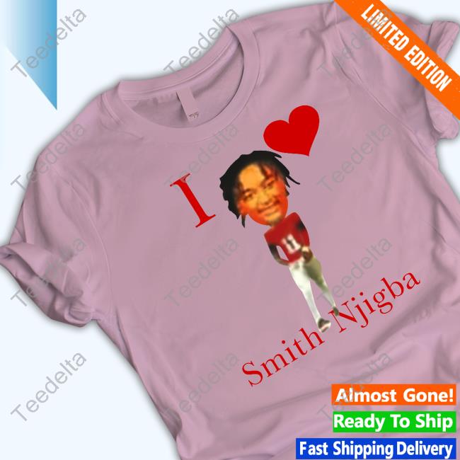 Ohio State Football I Love Smith Njigba Hoodie