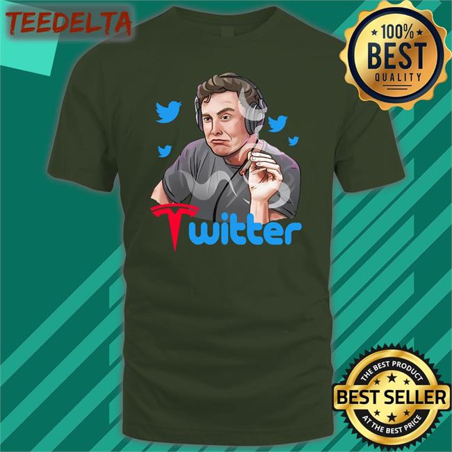 Smoking Elon Musk Twitter Tee