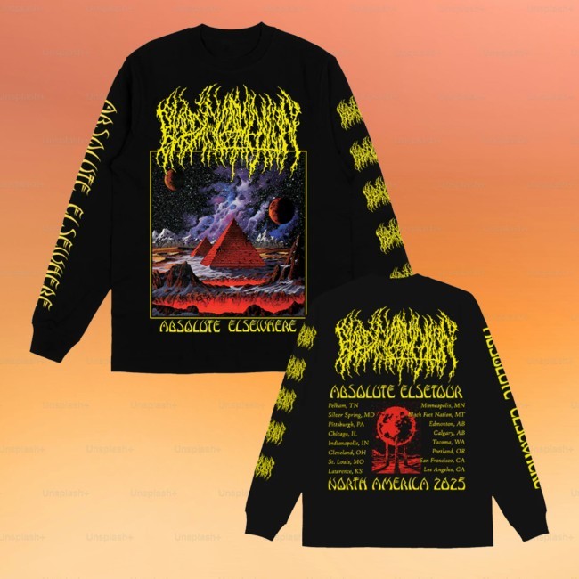 Blood Incantation Merch Store Absolute Elsewhere Summer 2025 Tour Shirt, Hoodie, Sweatshirt