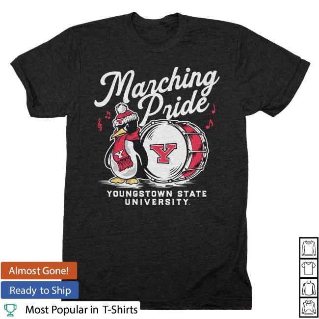 Official Youngstown Clothing Co Merch Store Marching Pride Ysu Band Tee