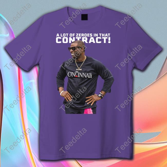 A Lot Of Zeroes In That Contract Tee