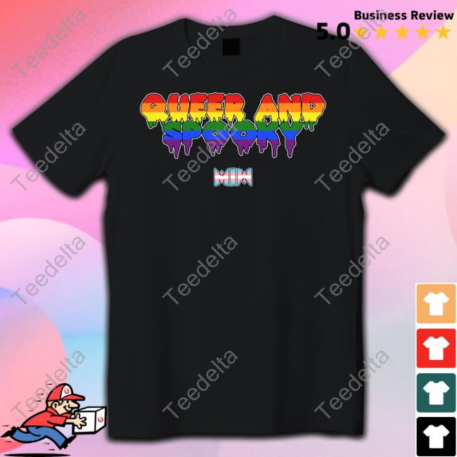 Color Test Merch Queer And Spooky Hoodie