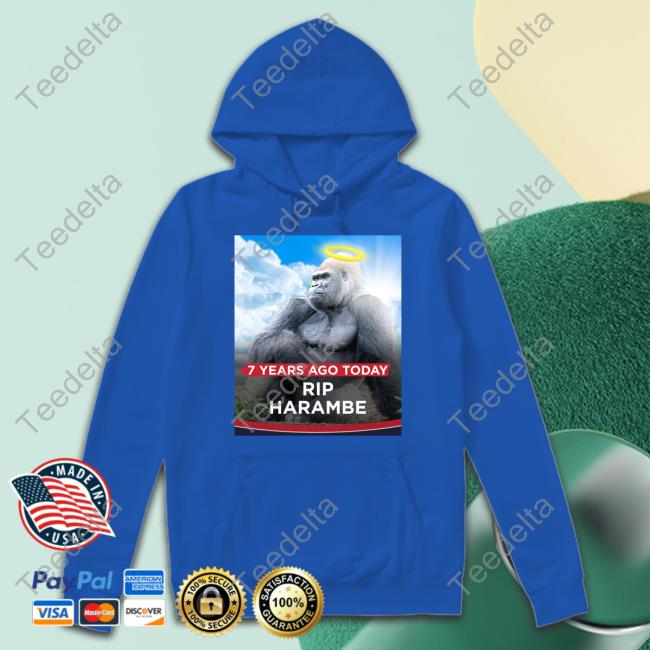 Barstool Sports 7 Years Ago Today Rip Harambe Tee Shirt