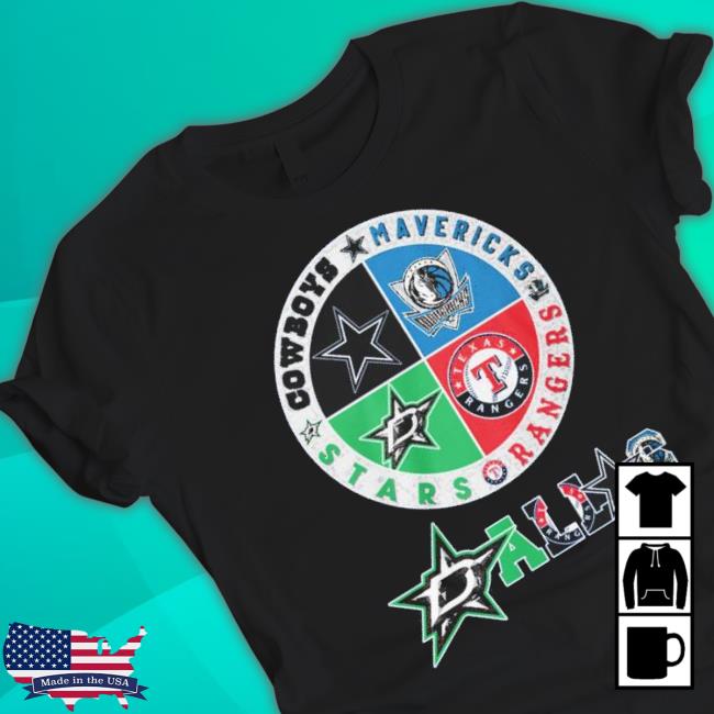 Dallas Cowboys Mavericks Rangers And Stars Shirt