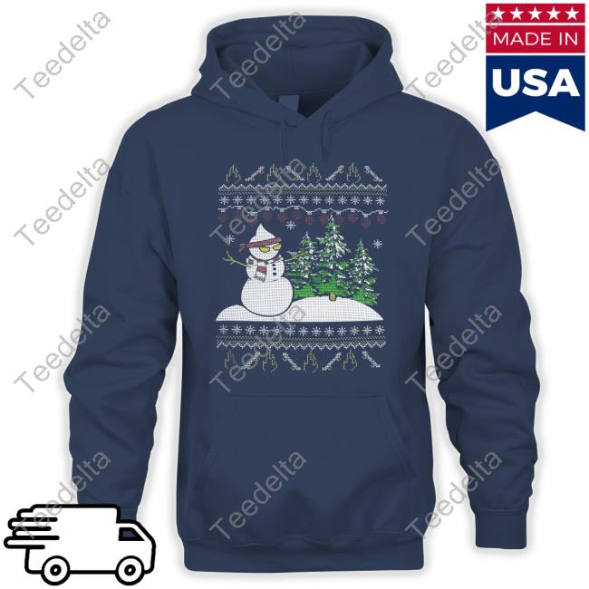 Sapnap Store Holiday Faux Knitted Crewneck Sweatshirt