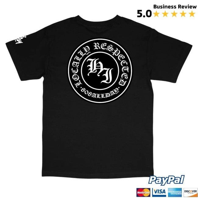 Trending 808 All Day Merch 808Allday Black Respected T-Shirt