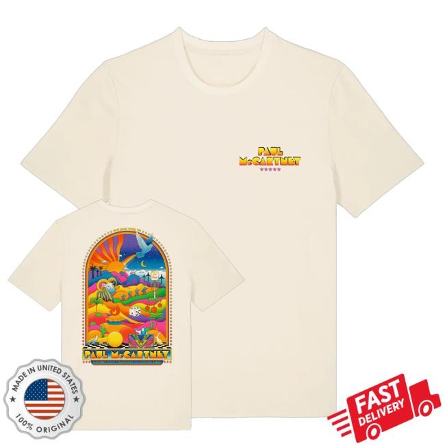 Paul Mccartney Merch Shop Store Got Back 2025 Palm Desert Event Hoodie