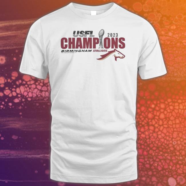 Official Usfl 2023 Birmingham Stallions Champions shirt