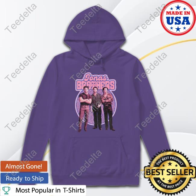 Jonas Brothers Merch Purple Retro Sweatshirt