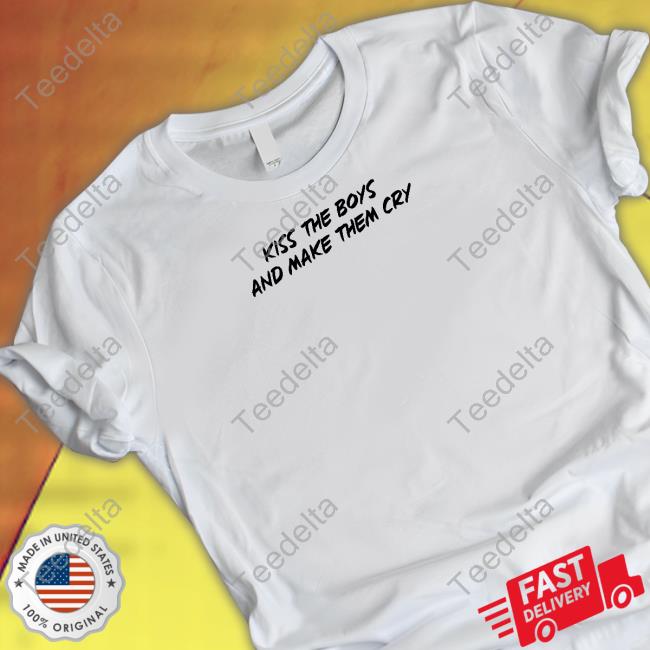 Official Sydney Sweeney Kiss The Boys And Make Them Cry Hoodie