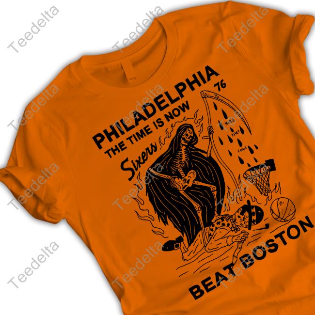 Eric Kenney Philadelphia The Time Is Now 76 Sixers Beat Boston Sweatshirt