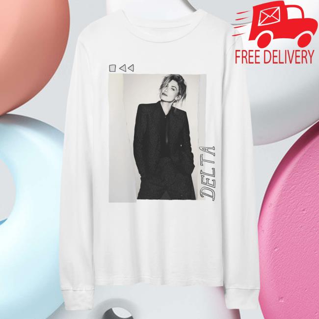 Official Merch Bar Delta Goodrem Stop And Rewind L/S Tee White MerchBar