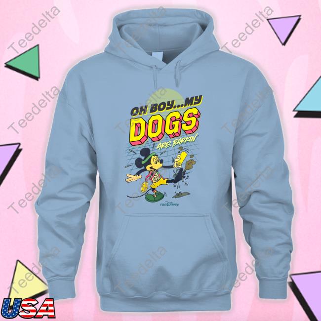 Rundisney Expo Oh Boy My Dogs Are Barking Long Sleeve Tee Shirt