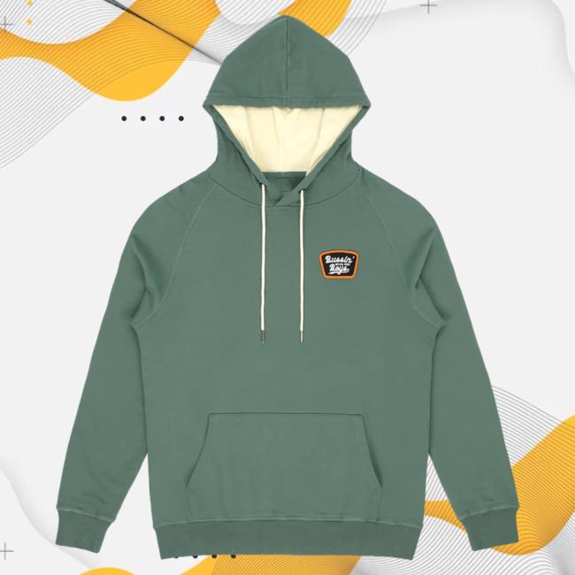 Official Barstool Sports Merch Store Bussin With The Boys Printed Hooded Sweatshirt Green BarstoolSports Apparel Clothing Shop