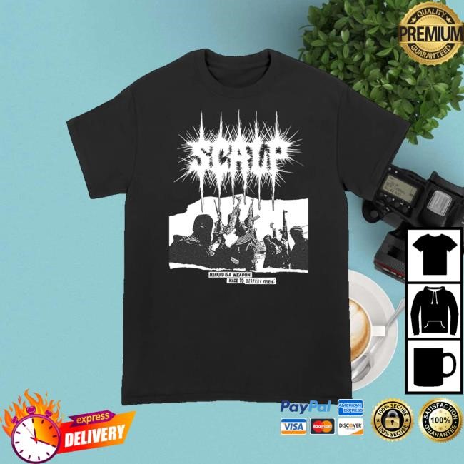 Allin Merch Scalp Mankind Is A Weapon Long Sleeve T Shirt