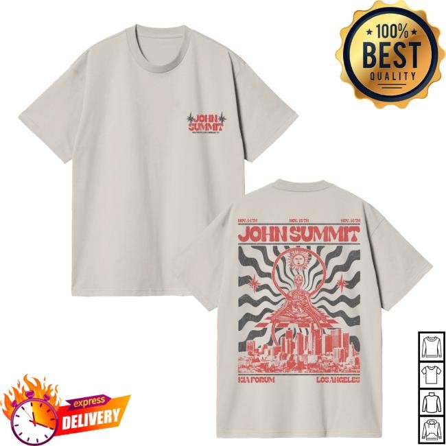 John Summit Merch Shop John Summit Kia Forum Tee Shirt