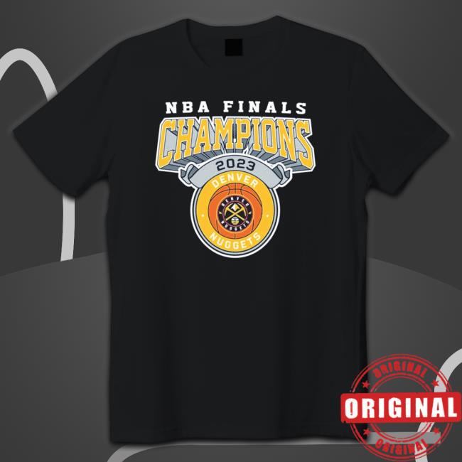 Official Finals Champions Denver Nuggets Shield 2023 T-Shirt Official Finals Champions Denver Nuggets Shield 2023 T-Shirt