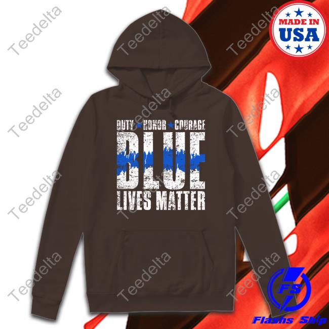 Zeek Arkham Duty Honor Courage Blue Lives Matter New Shirt