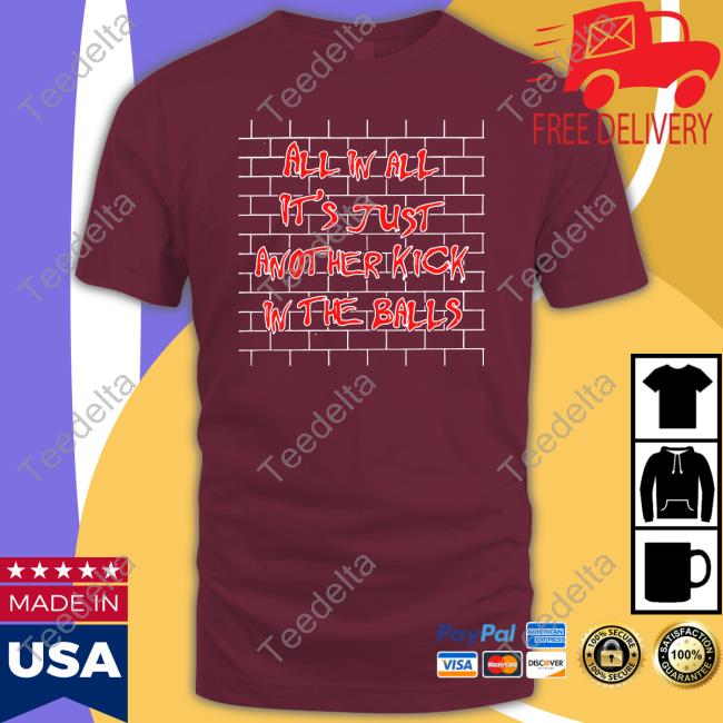Shirts That Go Hard All In All It's Just Another Kick In The Balls Tee