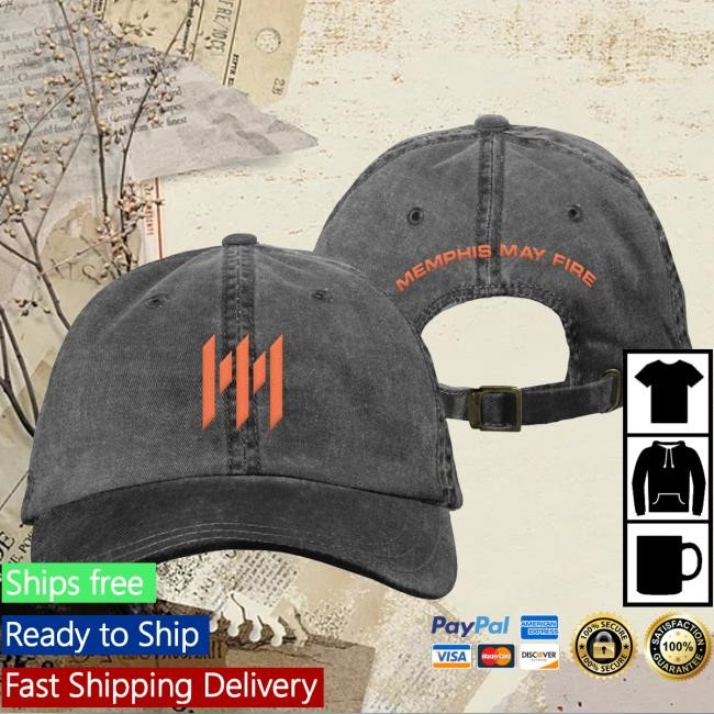 Merchnow Merch Store Memphis May Fire Emblem Pigment Black Dad headwear
